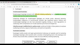 GIT Medicine 1  Types of Dysphagia [upl. by Assenej815]