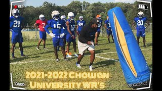 Chowan University 20212022 WR’s 🦅 [upl. by Tillion796]