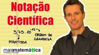 Questão 7 Notação Científica [upl. by Scherman]