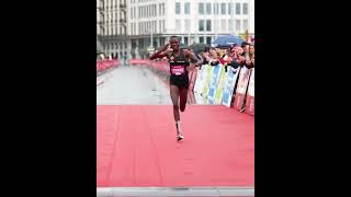 Judy Kemboi Kenya wins the women’s race at the 2024 Geneva Half Marathon athleticsafrica [upl. by Vadim89]