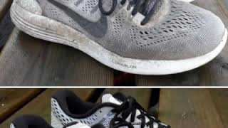 Sneakers schoonmaken resultaten De Sneaker Reiniger [upl. by Wadlinger]