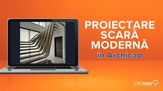 Scară modernă în Archicad  Tutorial Archicad România  Archicad Tips amp Tricks 1 [upl. by Rehtaeh]