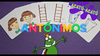 Antónimos para niños con AcatuAcatu [upl. by Enomyar670]