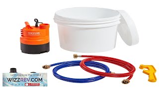 VEVOR Tankless Water Heater Flushing Kit Includes Efficient Pump amp 37 Gallon Review [upl. by Ilonka861]