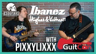 Ibanez and Hughes amp Kettner ft PixxyLixxx  Guitcon 2017 [upl. by Oer]