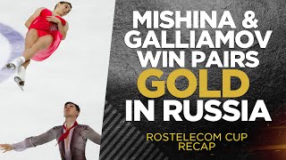 Mishina amp Galliamov golden again Pavliuchenko amp Khodykin shock in Russia  THAT FIGURE SKATING SHOW [upl. by Mirella798]