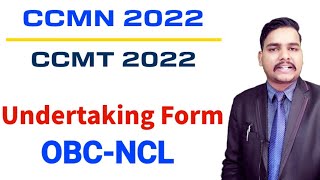 OBC NCL Undertaking CCMN 2022  CCMT 2022  CCMN Counselling 2022  ccmt Counselling 2022 [upl. by Collier]