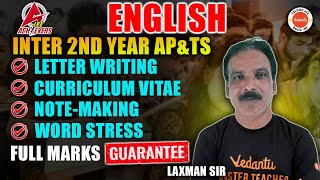 AP amp TS Inter 2nd Year English  IPE 2024  Inter Exams 2024  Inter English  Laxman Sir [upl. by Carol-Jean]