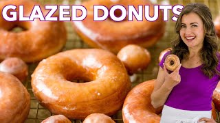 How To Make Glazed Donuts  Soft and Fluffy Donut Recipe [upl. by Oiliruam]