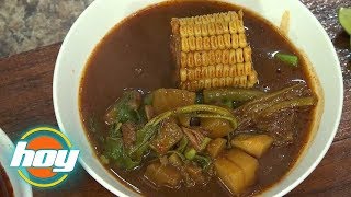 Receta de mole de olla tradicional  HOY [upl. by Evanne235]