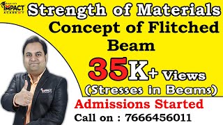 Concept of Flitched Beam  Stresses in Beams  Strength of Materialszafarsirfreeengineeringcourses [upl. by Garber]