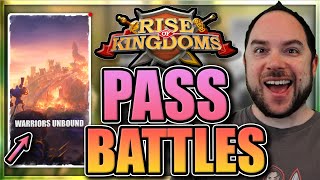 Passes Open zone 6 fight vs 254 warriors unbound in Rise of Kingdoms [upl. by Misa]