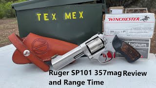 Ruger SP101 357mag Review and Range Time [upl. by Yajiv]