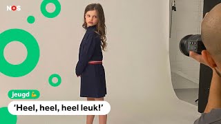 Joeke is 8 jaar en nu al een succesvol model [upl. by Nnyleuqaj]