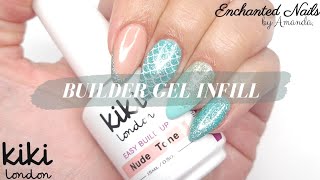 How To Infill Builder Gel  Kiki London Easy Build Up  HEMA FREE Gel [upl. by Avrenim]