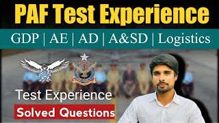 Pakistan Air Force Test Experience  GDPAEADAampSDLogistics [upl. by Pliam]