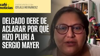 Entrevista ¬ Mario Delgado hizo pluri a Sergio Mayer que él aclare por qué Citlalli Hernández [upl. by Nesyla322]