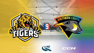 Super Tacks Tigers v Southern lights Magellanic  Div 9 2nd November  iceHQ Rec League ice hockey [upl. by Alaunnoif]