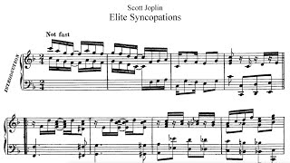 Elite Syncopations Scott Joplin 1902  played by Victor Beck [upl. by Notnats]