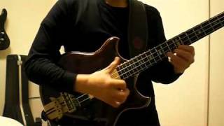 Slap bass solo with Alembic SSB and BOSS Loop Station RC20XL [upl. by Ahsirhcal]