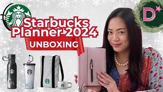 2024 Starbucks Traditions Planner Organizer Unboxing amp Review [upl. by Ayotol]