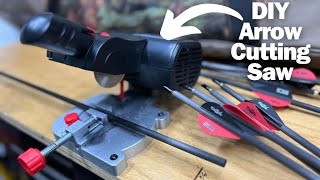 How to Cut Carbon Arrows the Easy Way Amazon DIY Arrow Cutoff Saw [upl. by Anjela]