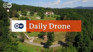 DailyDrone Römisches Freilichtmuseum HechingenStein [upl. by Konyn]