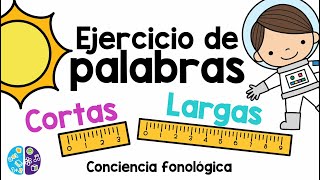 Ejercicio para aprender a leer  Palabras cortas y largas  Minders canaleducativo [upl. by Bunni]