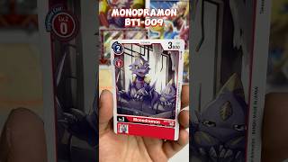 Monodramon BT2009 ST7 Deck C digimoncardgame [upl. by Ellga]