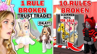 Who Can BREAK The MOST RULES In Adopt Me Sanna Vs Moody Roblox [upl. by Ameg]