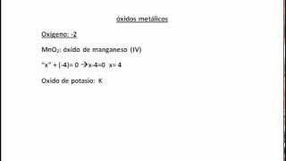 Guía  Óxidos metálicos Nomenclatura de Stock Formulación [upl. by Lucic]