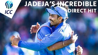 Jadejas Superb Direct Hit  India v Pakistan  Nissan Play of the Day  ICC Champions Trophy 2017 [upl. by Newbold]