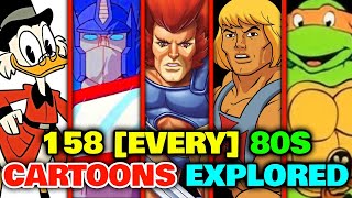 158 Every 80s Cartoon That Aired In The United States  Explored  Mega Cartoon List [upl. by Ettennan]