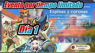 F2P Genshin Impact evento  Espinas y coronas parte 1 [upl. by Becki679]