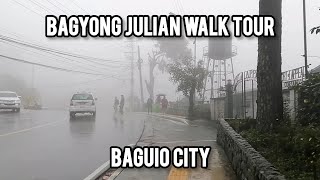 Typhoon Julian walking tour  foggy baguio city [upl. by Partridge]