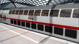 ICDoppelstockfahrzeuge Animation [upl. by Wagstaff]