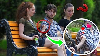 Best Hand Touching in the park Prank 3 😛 just for laughs [upl. by Hsenid359]