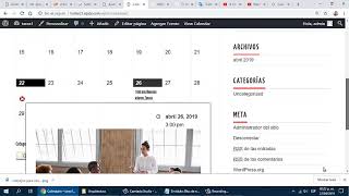 Crear My Calendar en WordPress [upl. by Carlos]