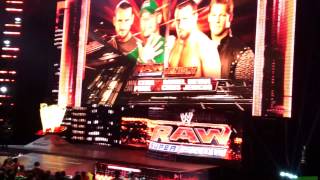 Raw Intro Following by John Cena Coming Out  LEA 7212 [upl. by Hammad]