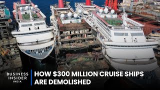 How 300 Million Cruise Ships Are Demolished  Big Business [upl. by Inimak]