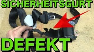 Sicherheitsgurt am Beispiel eines VW Golf 4 wechseln [upl. by Sparke480]