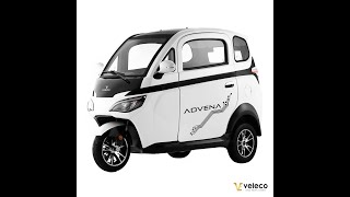 Advena  Equipment and capabilities of a fully enclosed electric scooter [upl. by Amann731]