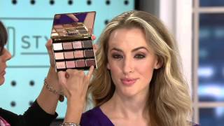 tarte Tartelette In Bloom Amazonian Clay Eye Shadow Palette amp Brush on QVC [upl. by Barnett]