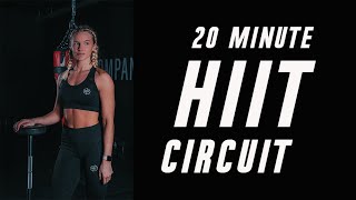 20 MIN SUPER SWEATY HIIT CIRCUIT WORKOUT  Full Body [upl. by Zurkow]