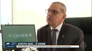 CREMERJ na mídia CRM faz alerta para riscos de receitas falsas [upl. by Tipton909]