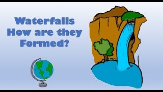 How a Waterfall is formed  labelled diagram and explanation [upl. by Hilly28]