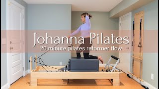 20 Minutes Pilates Reformer Flow  Johanna Pilates [upl. by Pam]