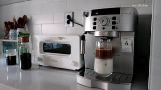 Delonghi Magnifica S ECAM 22 110 SB 드롱기 전자동 커피머신 [upl. by Ardnic]