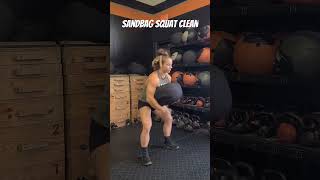 Sandbag Squat Clean Movement Demo [upl. by Llecram]