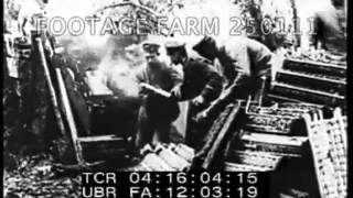 WW1 A Day on the Western Front 25011103  Footage Farm [upl. by Ylenats668]